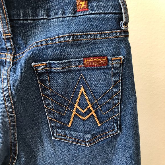 7 For All Mankind Flare Jeans 26 - Picture 3 of 11